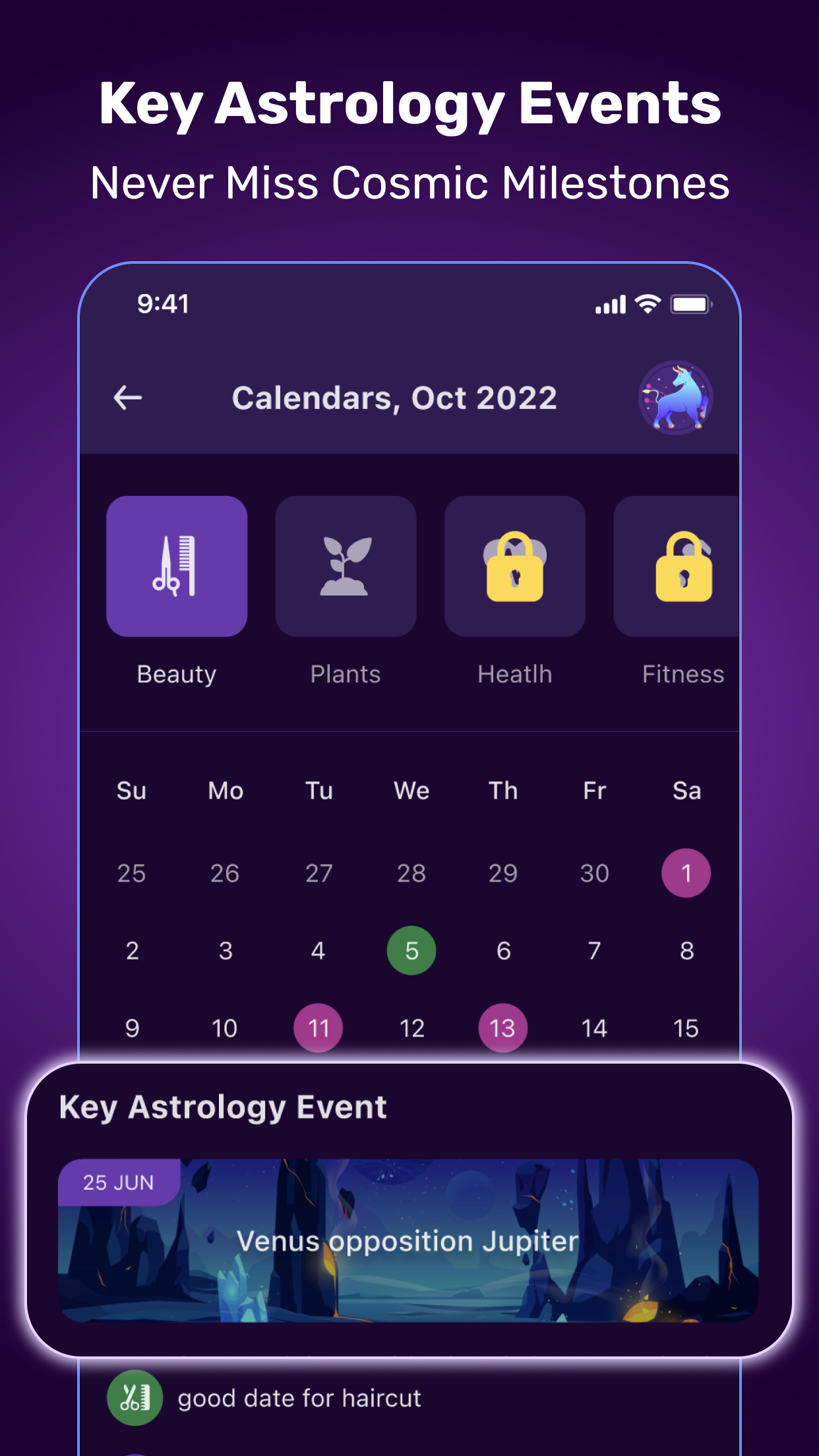 2027 astro calendar with key astrology events